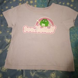 3/$15 Vintage M&M 100%Yummy kids t-shirt
